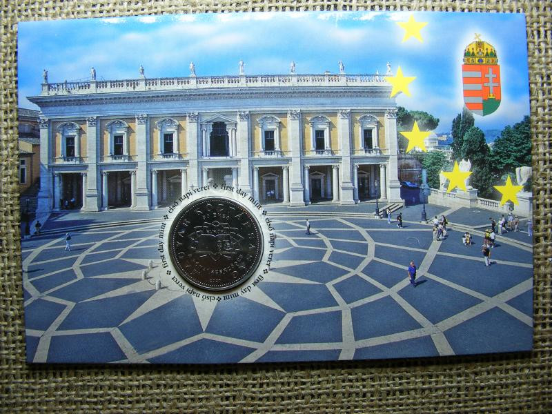 50 forintos érme, 2007, Római szerződés, elsőnapi veret