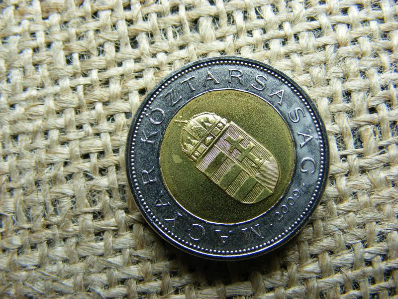 100 forintos érme, 2009, bicolor, BU
