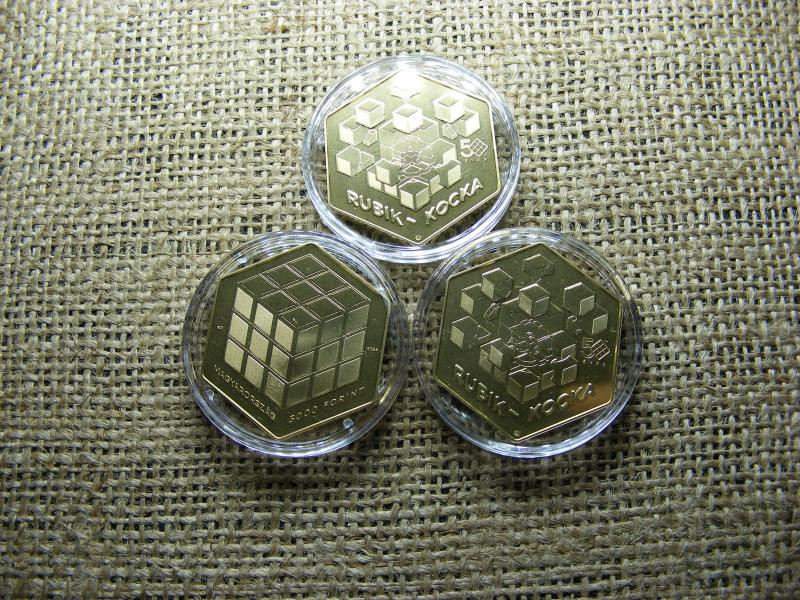 50 Éves Rubik Kocka Emlékérme, 2024, 3000 Ft + Certi