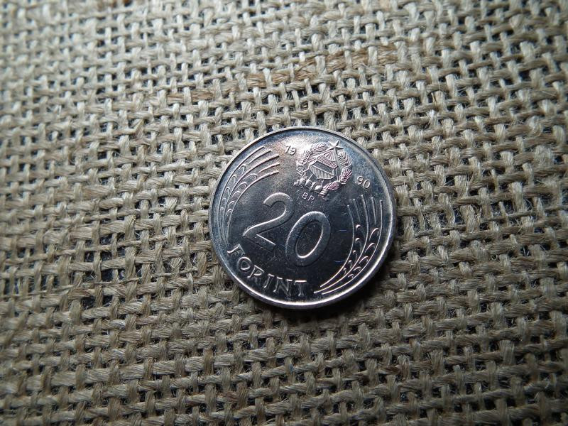 20 forintos érme, 1990