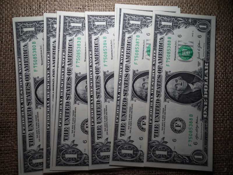 USA 1 dollár 2021 F , UNC , ár/db  , több darab esetén sorszámkövetőben megy ! dollar 