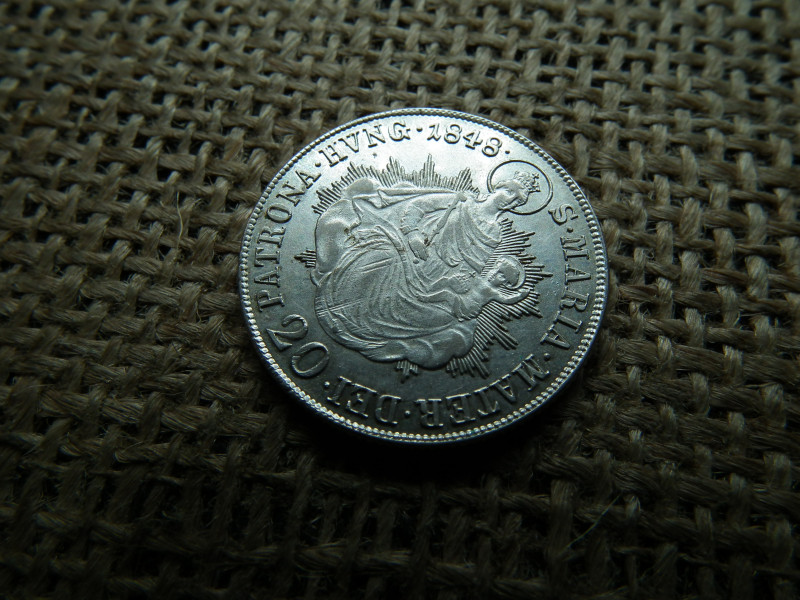 V. Ferdinánd ezüst 20 krajcár 1848 B  , Körmöcbánya 