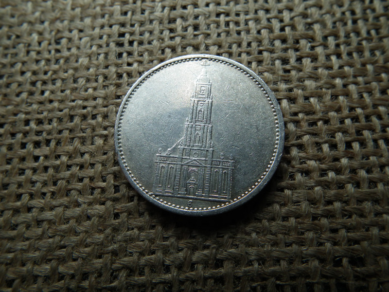 Birodalmi  ezüst 5 márka 1935 G