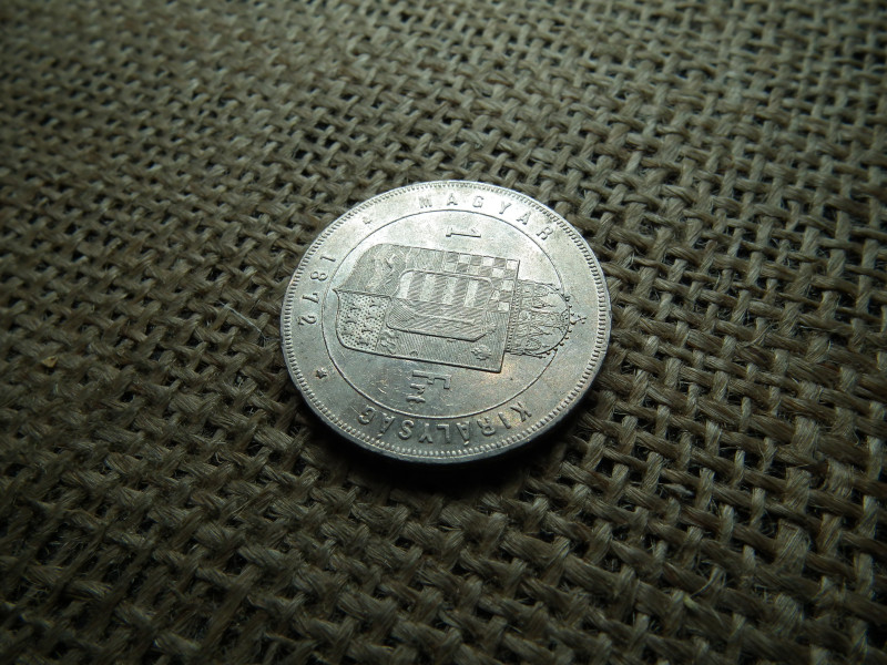 Ferenc József , ezüst 1 forint 1872 KB , extra , így ritka ,  Körmöcbánya 