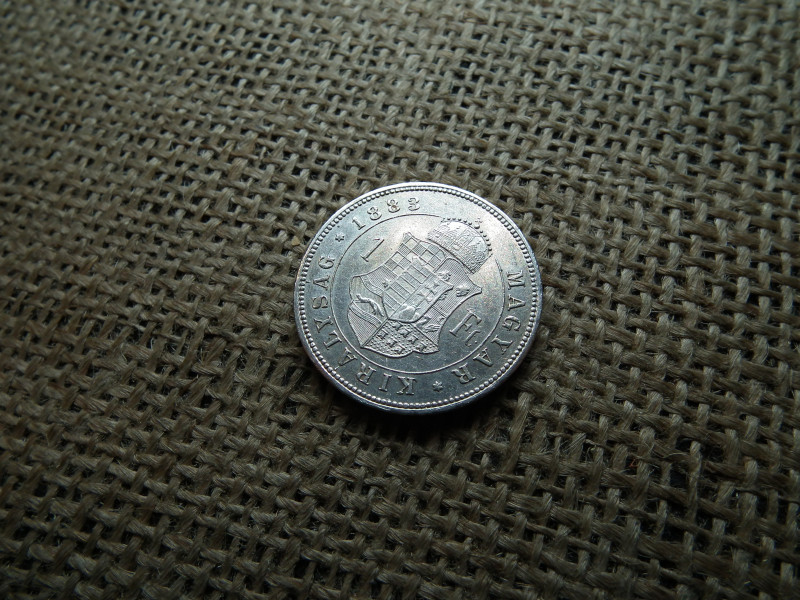 Ferenc József , ezüst 1 forint 1883 KB , Körmöcbánya