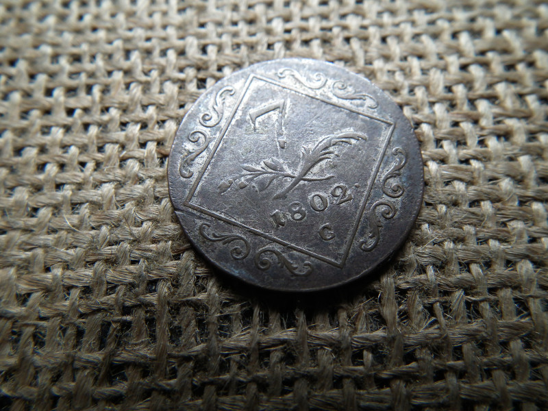 I. Ferenc , Ezüst 7 krajcár 1802 C , Prága , Csehország 