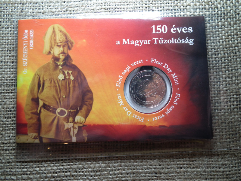 50 forint 2020 - 150 éves a Magyar Tűzoltóság - Első napi veret díszcsomagolásban