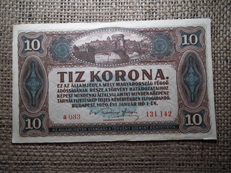 2 korona 1920  , sorszám között nincs pont ! Ritka ! 
