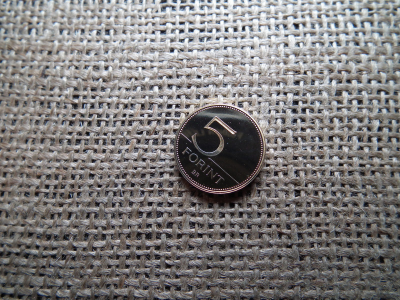 5 forint 2021 PP , ritkább 