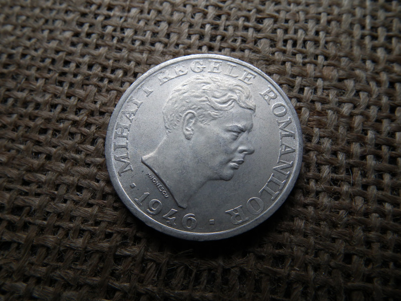 Románia , ezüst 25000 lei 1946 