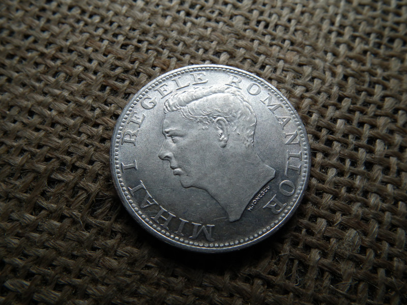 Románia , ezüst 500 lei 1944 
