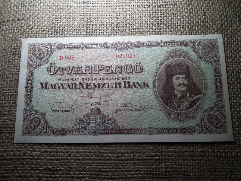 50 pengő 1945 