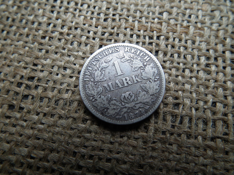 Birodalmi , ezüst 1 márka 1874 E , mark 