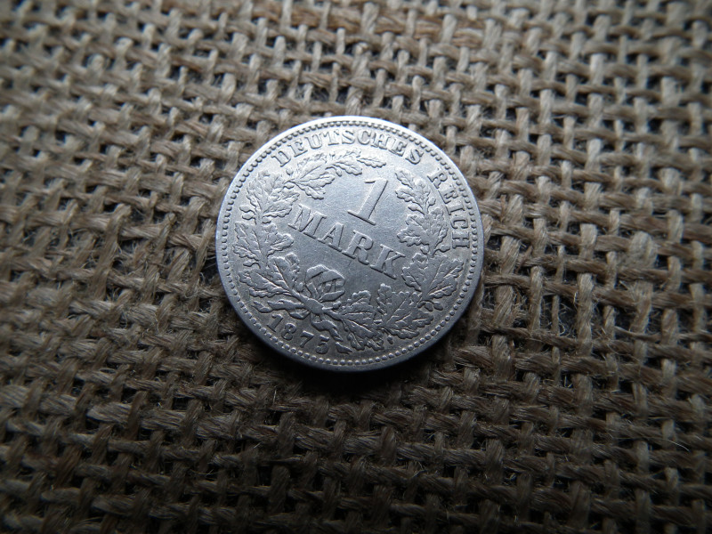 Birodalmi , ezüst 1 márka 1875 G , mark 