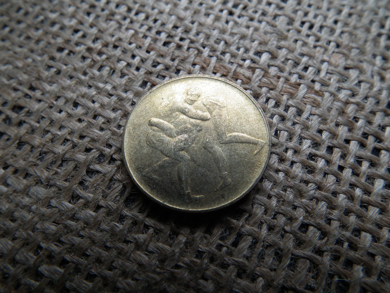San Marino 200 lira 1980  , lire , líra , birkózás 