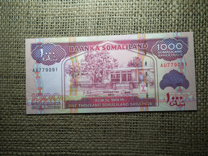 Somaliland 1000 shillings 2011 UNC , C1