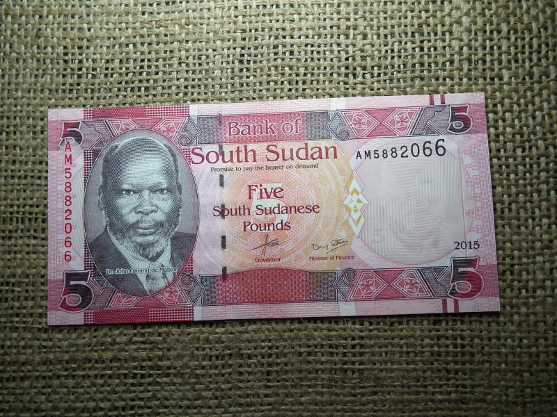 Szudán  5 pounds 2015 UNC , C1