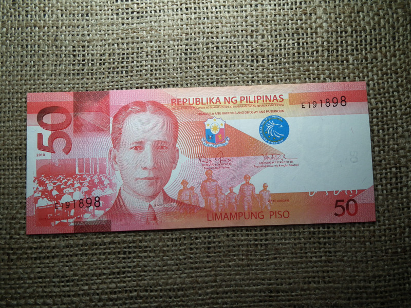 Fülöp - Szigetek , Philipinas , 50 piso 2010 UNC , C1