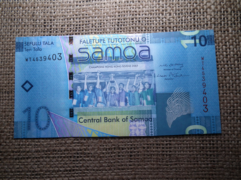 Szamoa 10 tala 2007 - 2008 UNC , C1