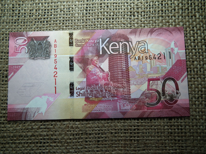 Kenya 50 shilingi 2019 UNC , C1