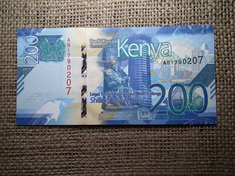 Kenya 200 shilingi 2019 UNC , C1