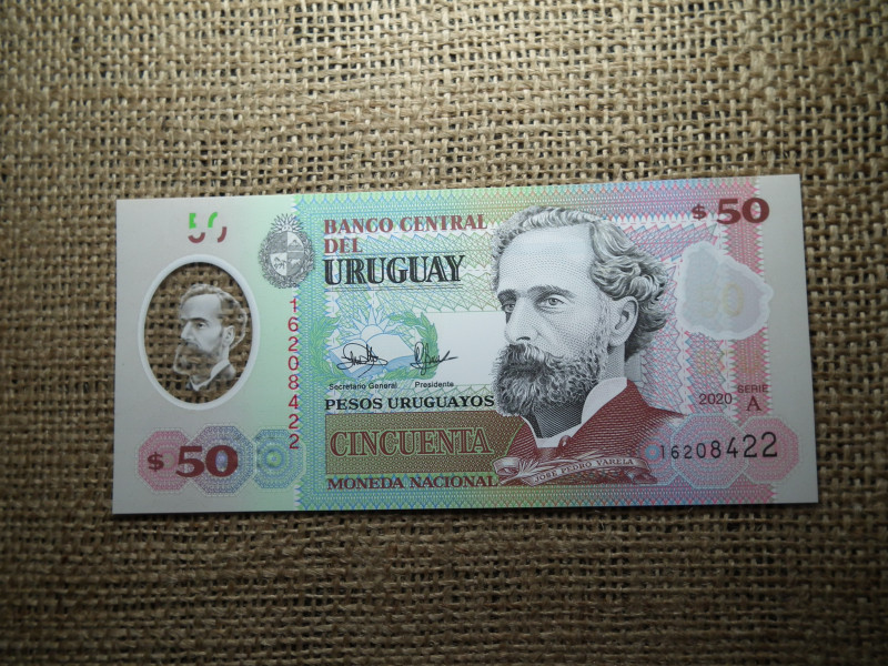 Uruguay 50 pesos 2020 UNC , C1