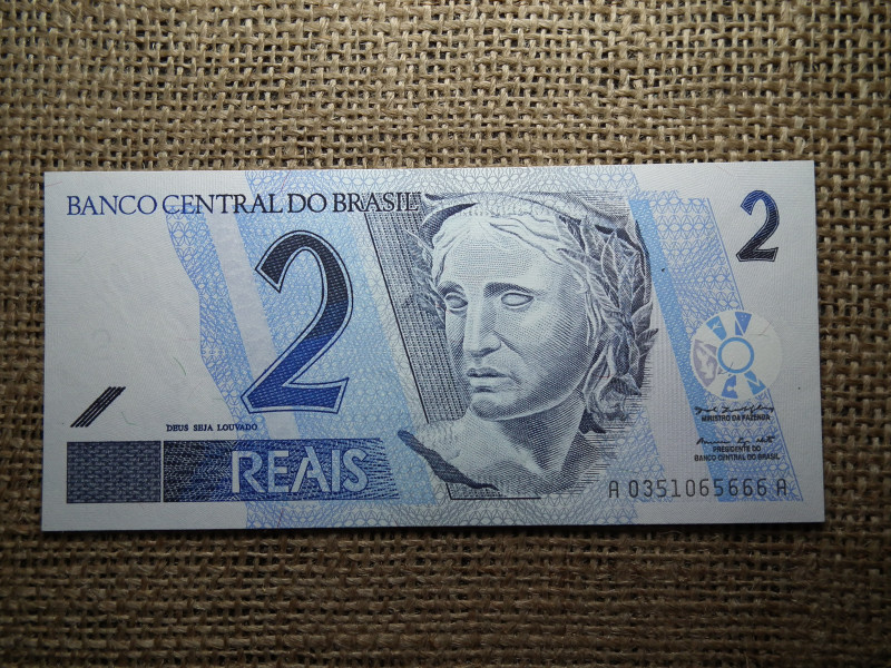 Brazília 2 reais 2001 EF, C1