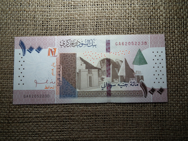 Szudán 100 pounds 2019 UNC , C1