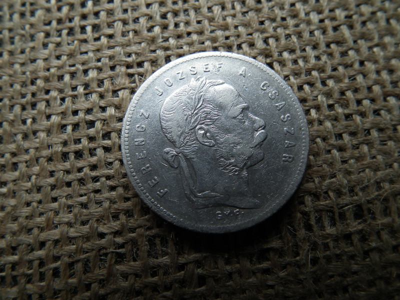 Ezüst 1 forint 1868 GyF 