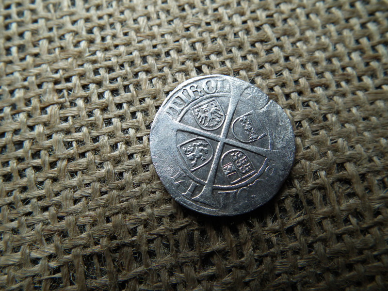 Zsigmond osztrák főherceg , ezüst  6 krajcár 1482-1489 - Tirol