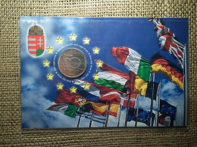 50 Forint 2004 - EU Tagság - első napi veret