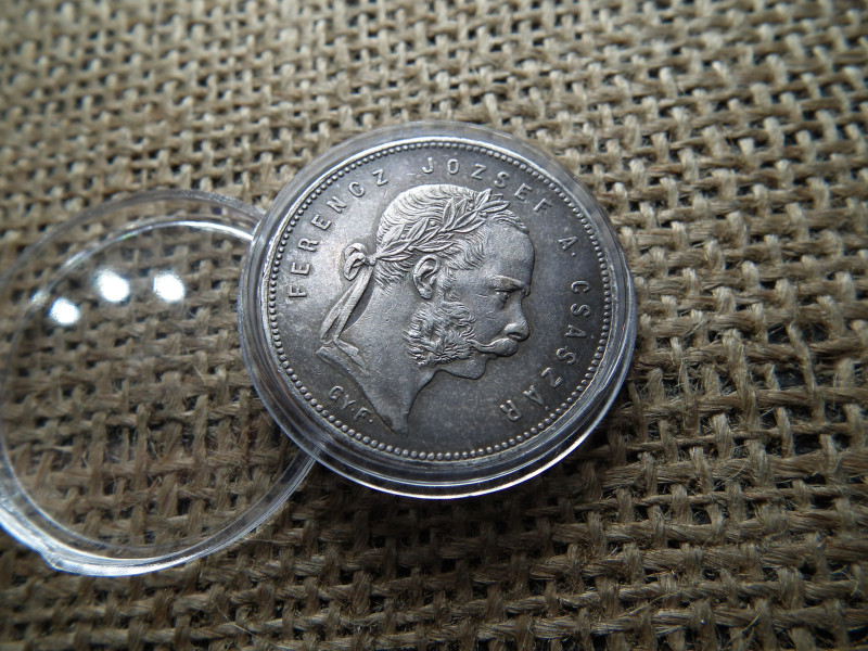 Ferenc József , ezüst 1 forint 1869 Gyf , Gyulafehérvár , ritkább 