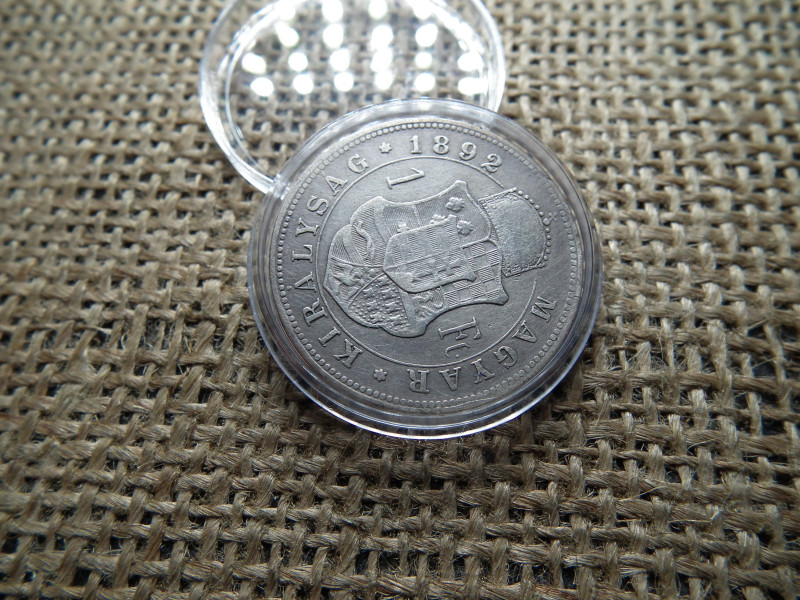 Ferenc József , ezüst 1 forint 1892 KB , Körmöcbánya 