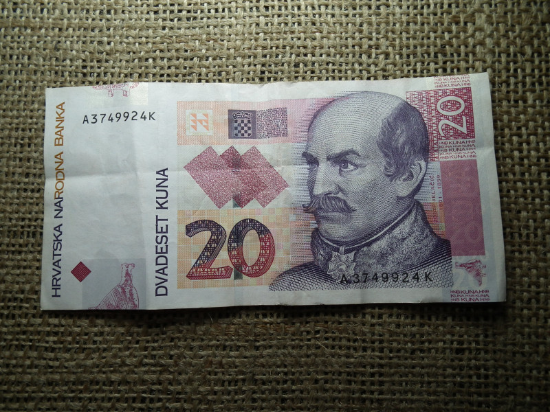 Horvátország 20 kuna 2001