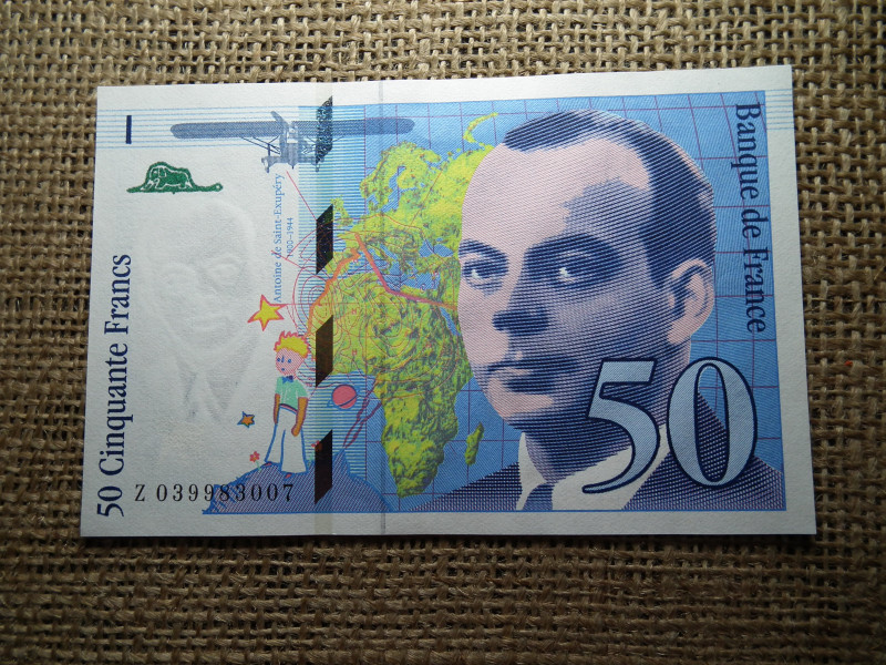 Franciaország 50 frank 1997 , francs , hajtatlan