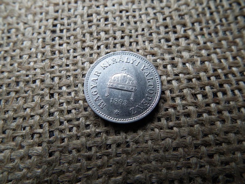 10 fillér 1893 KB , nagyon szép