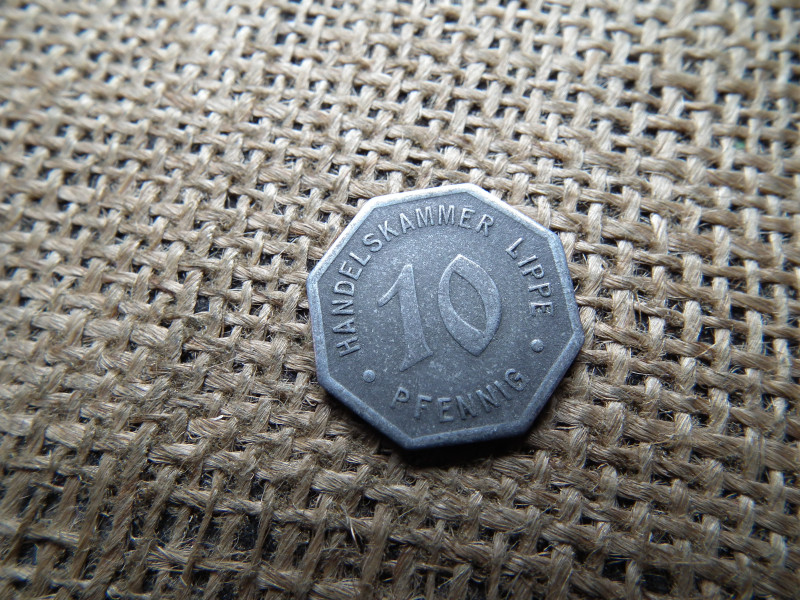 Lippe szövetségi állam , 10 pfennig 1917 - Lippe
