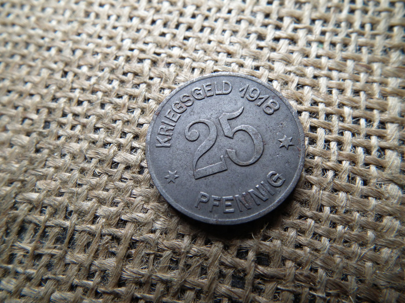 Koblenz városa , 25 Pfennig 1918  - Koblenz