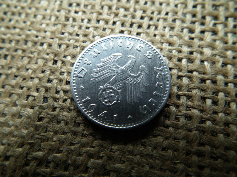 Birodalmi 50 pfennig 1941 F