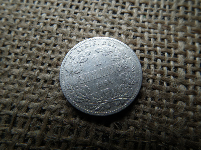 Dél Afrika ezüst 1 shilling 1894