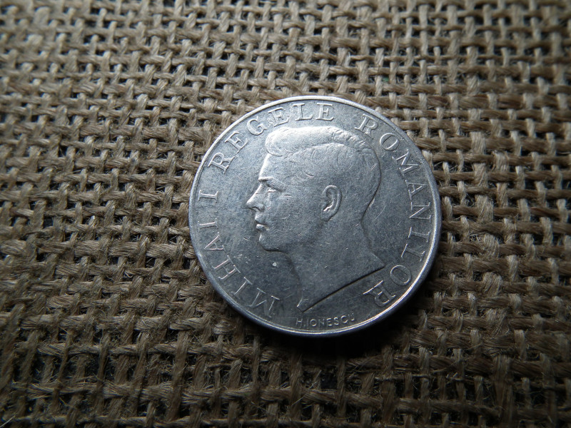 Románia ezüst 250 lei 1941 Mihai I NIHIL SINE DEO