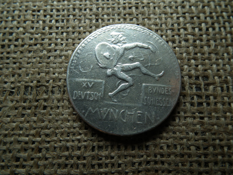 Német Birodalom , Bajorország , Ezüstérem , 1906 XV Német Szövetségi Lövészet München , ezüst 