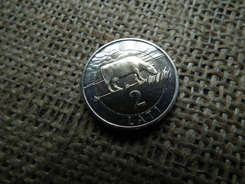 Észtország 2 lati 1999 , verdefényes