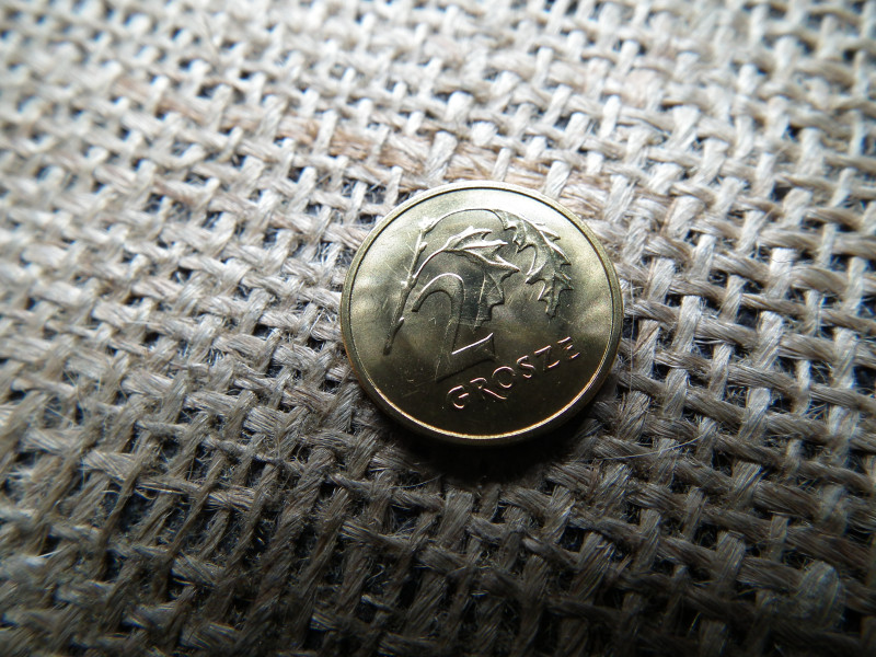 Lengyelország 2 groszy 2001 , verdefényes 