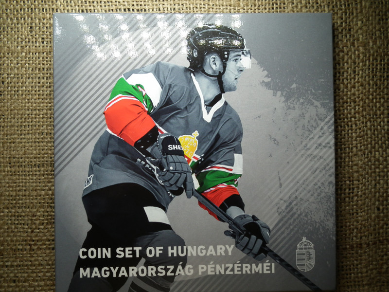 2018. évi Jégkorong Világbajnokság forgalmi sor, emlék 50 Forintossal PROOF