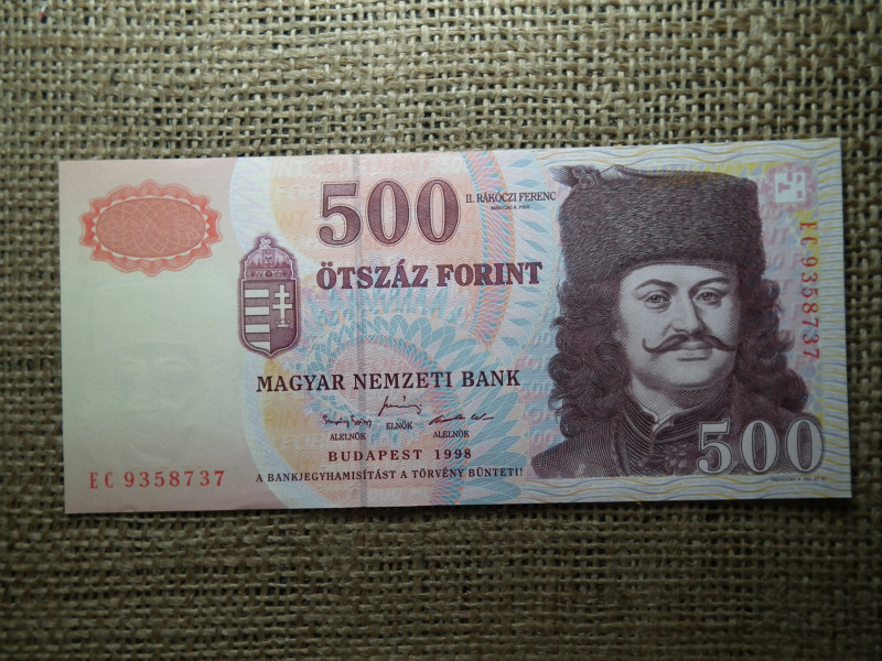 500 forint 1998  EC , UNC 