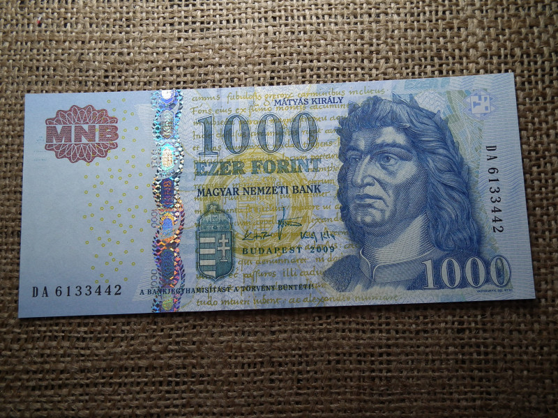 1000 forint 2009 DA , UNC