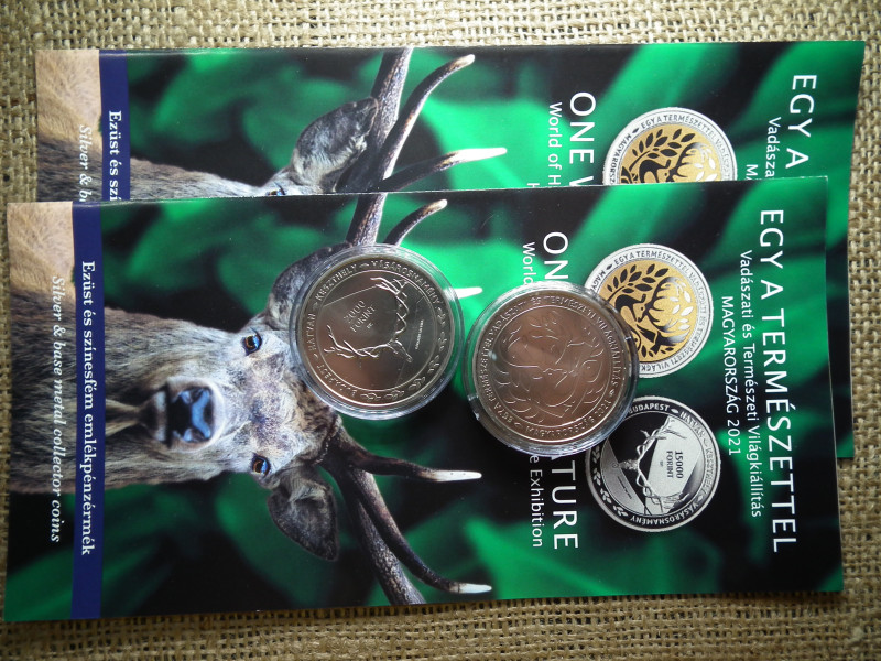 Vadászati Világkiállítás 2000 forint 2021 + prospektus ! ár/db !  D