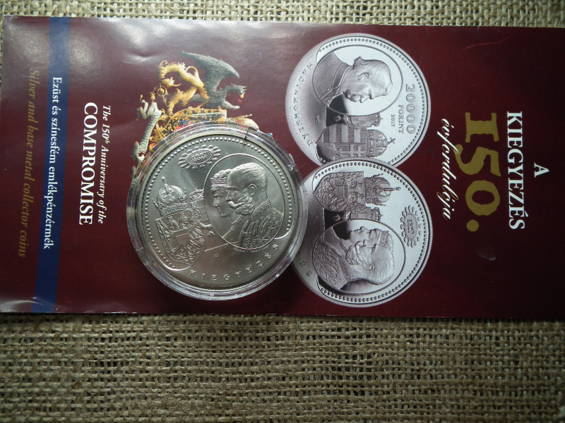 A KIEGYEZÉS 150.ÉVFORDULÓJA  2000 FORINT 2017 + prospektus , D