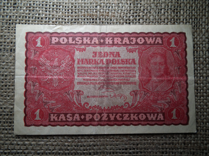 Lengyelország 5 marka 1919 , márka